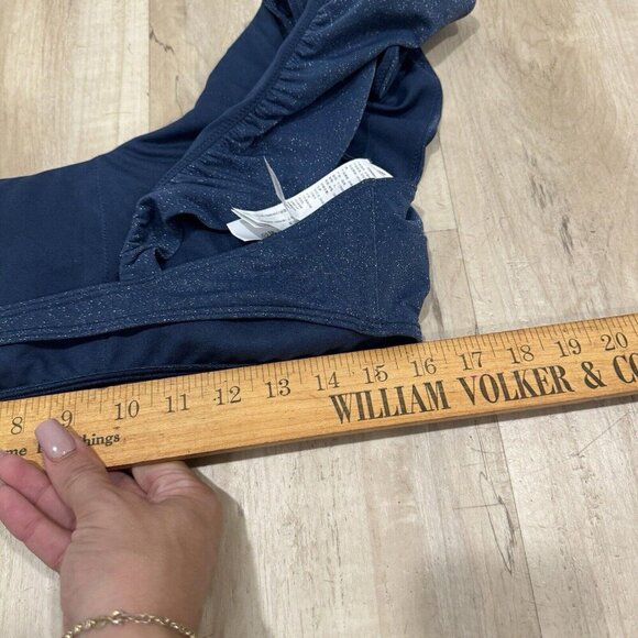 womens abercrombie and fitch Swimsuit Blue Size X-Large Xl One Shoulder Bikini - Picture 4 of 6